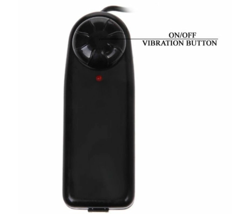 Baile Intimate Machine with Vibration & Rotation 20 cm Natural TPR