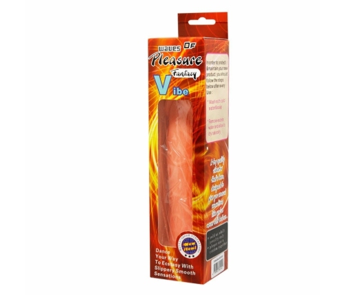 Baile Vive Intimate Model 19.8 cm Natural Color with Suction Base