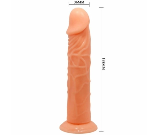 Baile Vive Intimate Model 19.8 cm Natural Color with Suction Base