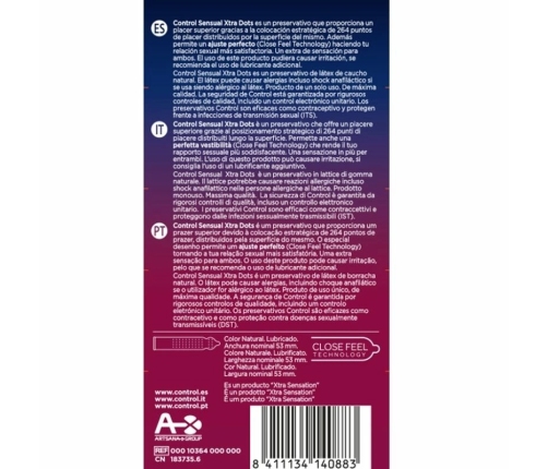 CONTROL - XTRA DOTS 12 UDS