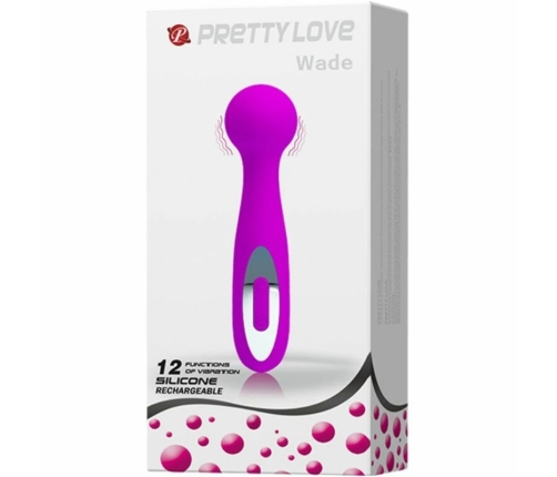 PRETTY LOVE - MASAJEADOR RECARGABLE WADE 12 FUNCIONES