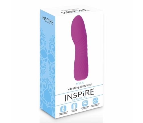 INSPIRER ESSENTIAL Myla Purple - Flexible Silicone Vibrating System USB