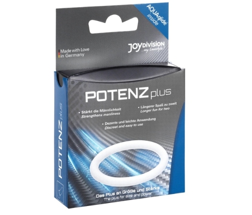 JOYDIVISION POTENZduo Plus Silicone Support Ring White M