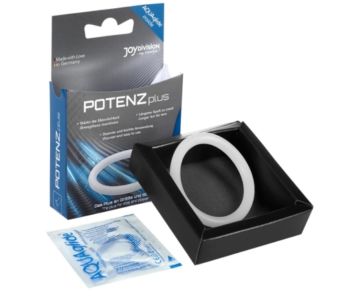 JOYDIVISION POTENZduo Plus Silicone Support Ring White M