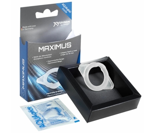 JOYDIVISION POTENZDUO Maximus White Ring XS | Medical-Grade Silicone Comfort System