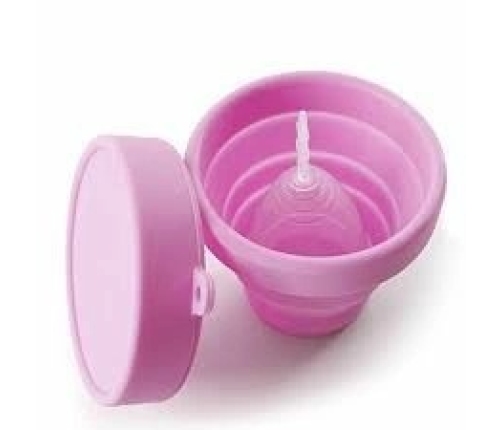 Nina Kiki Foldable Silicone Sterilizer Cup for Menstrual Cup Hygiene