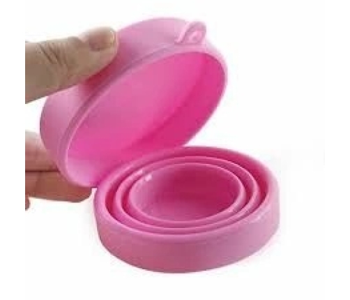 Nina Kiki Foldable Silicone Sterilizer Cup for Menstrual Cup Hygiene