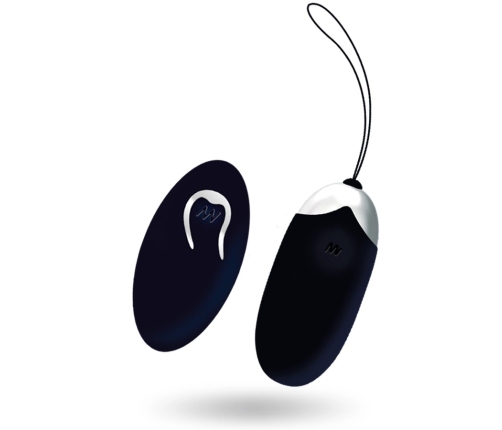 INTENSE Flippy II Remote-Controlled Vibrating Egg, Black, 12 Modes