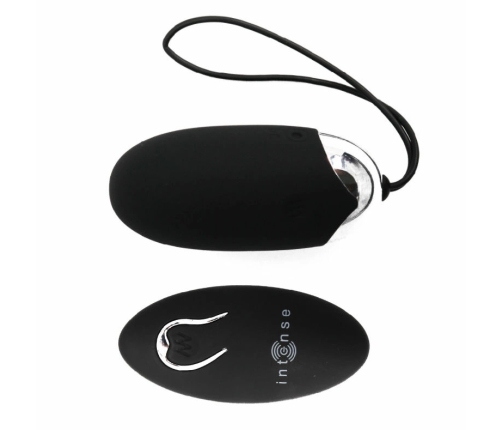 INTENSE Flippy II Remote-Controlled Vibrating Egg, Black, 12 Modes