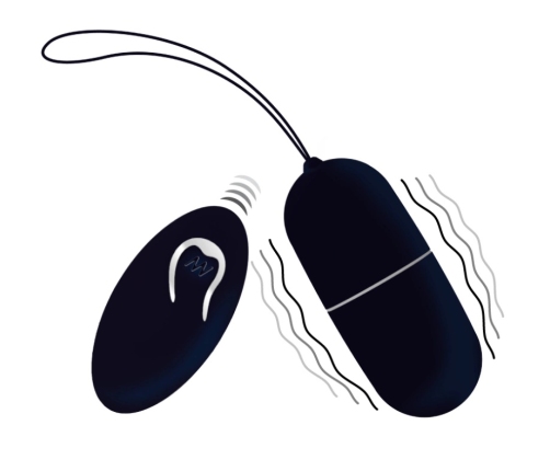 INTENSE FLIPPY I Vibrating Remote-Controlled Intimate Egg Black 12 Modes