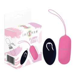 Intense Flippy I Remote-Controlled Vibrating Egg Pink Silicone 12 Modes Intense Flippy I Remote-Controlled Vibrating Egg Pink Silicone 12 Modes
