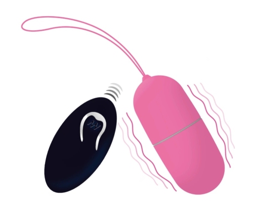 Intense Flippy I Remote-Controlled Vibrating Egg Pink Silicone 12 Modes