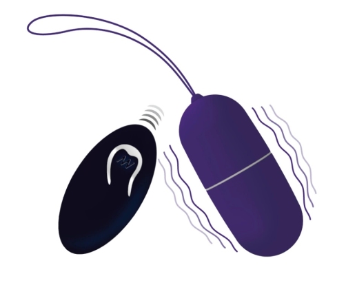INTENSE Flippy I Vibrating Remote-Controlled Egg Purple 12 Modes