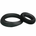Baile Manhood Kit Set of 2 Silicone Rings Flexible Waterproof Black