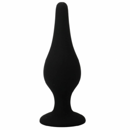 Pretty Love Silicone Ergonomic Plug with Suction Base 14cm Black Pretty Love Silicone Ergonomic Plug with Suction Base 14cm Black