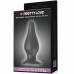 Pretty Love Ergonomic Silicone Intimate Plug Black 15.4 cm with Suction Base