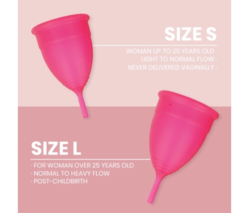 Intimichic Menstrual Cup L Medical Grade Silicone - Reusable Comfort