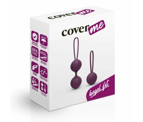 Coverme Lilac Pelvic Trainer Kegel Fit - Silicone Set for Pelvic Floor Training