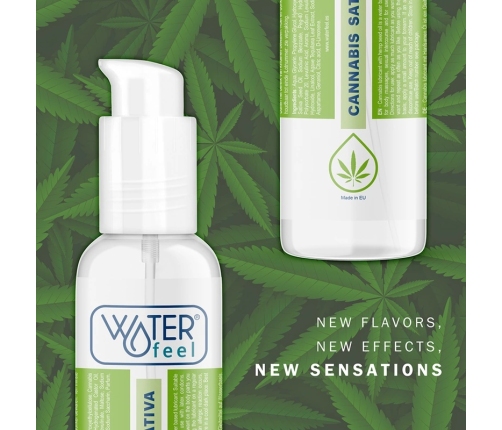 Waterfeel Cannabis Aroma Water-Based Lubricant 150ml - Hemp Seed Oil Formula