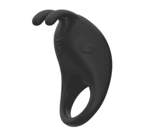 Moressa Brad Premium Silicone Rechargeable Black Ring, 7 Modes, Waterproof