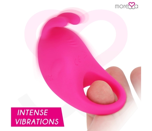 Moressa Brad Premium Silicone Rechargeable Intimate Ring Pink