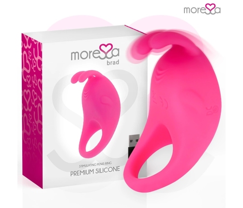 Moressa Brad Premium Silicone Rechargeable Intimate Ring Pink