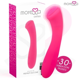 MORESSA Celso Premium Silicone Rechargeable Massager 16cm Waterproof