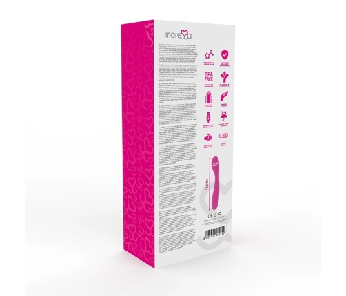 Moressa Druso Premium Silicone Rechargeable Stimulator, 30 Modes, Slim Design