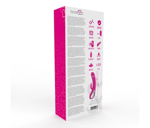 Moressa Dustin Dual-Action Silicone Wave Vibrator with Suction, Rechargeable