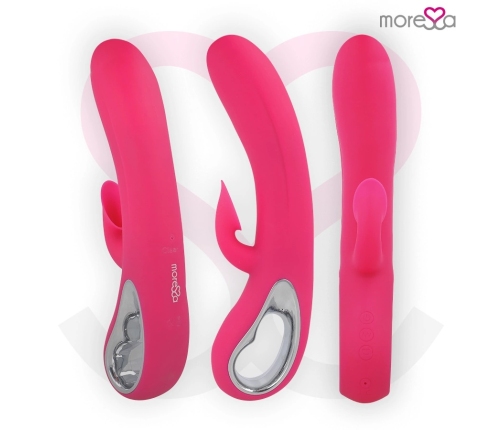 Moressa Dustin Dual-Action Silicone Wave Vibrator with Suction, Rechargeable