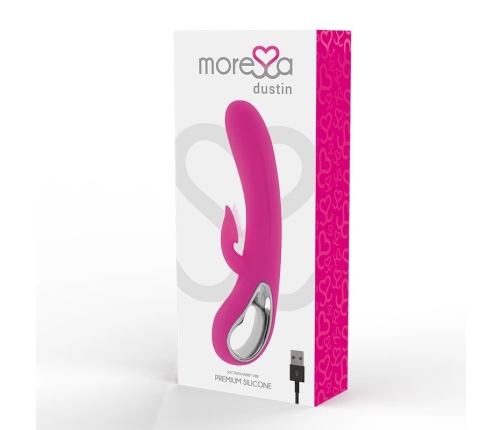 Moressa Dustin Dual-Action Silicone Wave Vibrator with Suction, Rechargeable