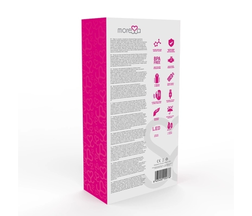 Moressa Edgar Premium Silicone Dual Remote Control System, Purple