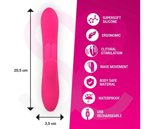 Moressa Ethan Premium Silicone Dual Motor Intimate Device, USB, 205mm
