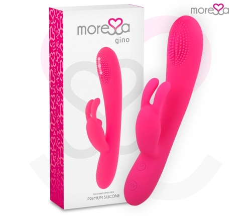 Moressa Gino Premium Silicone Intimate Machine Rechargeable 190mm Violet