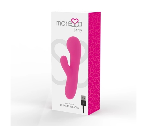 MORESSA - JERRY CLIP VIBRADOR PUNTO G Y CLITORIS PREMIUM SILICONE RECARGABLE