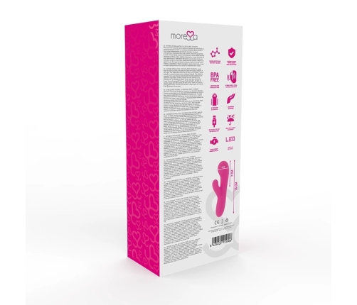 MORESSA - JERRY CLIP VIBRADOR PUNTO G Y CLITORIS PREMIUM SILICONE RECARGABLE