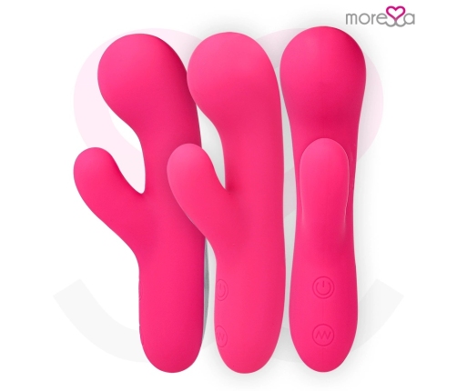 MORESSA - JERRY CLIP VIBRADOR PUNTO G Y CLITORIS PREMIUM SILICONE RECARGABLE