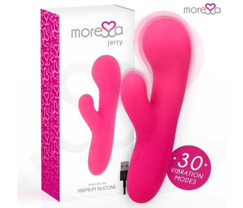 MORESSA - JERRY CLIP VIBRADOR PUNTO G Y CLITORIS PREMIUM SILICONE RECARGABLE