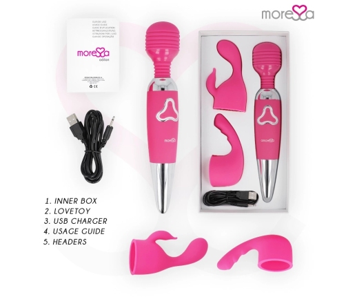 Moressa Odilon Premium Silicone Rechargeable Ergonomic Massager 25cm