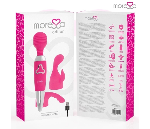 Moressa Odilon Premium Silicone Rechargeable Ergonomic Massager 25cm