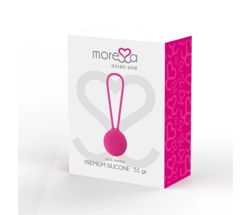 MORESSA Osian One Premium Silicone Pelvic Floor Trainer Pink 34mm