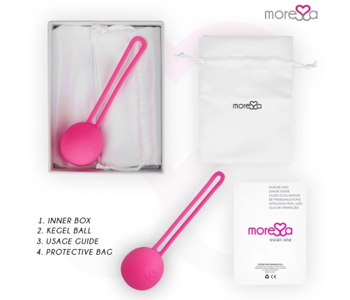 MORESSA Osian One Premium Silicone Pelvic Floor Trainer Pink 34mm