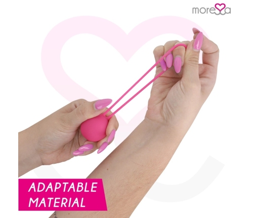MORESSA Osian One Premium Silicone Pelvic Floor Trainer Pink 34mm
