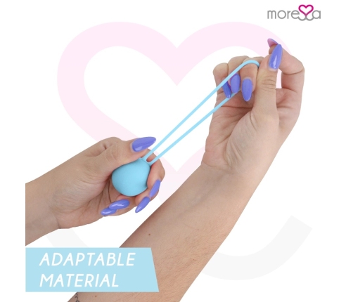MORESA Osian One Premium Turquoise Silicone Pelvic Floor Trainer 51g