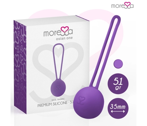 MORESSA Osian One Silicone Pelvic Floor Trainer Ball Lilac 34mm 51g