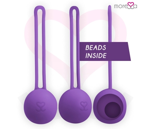 MORESSA Osian One Silicone Pelvic Floor Trainer Ball Lilac 34mm 51g