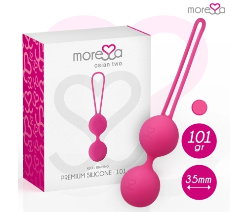 Moressa Osian Two Premium Silicone Pelvic Floor Trainer Pink 35mm
