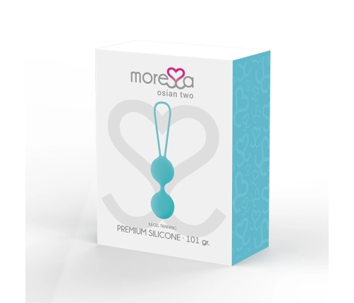 Moressa Osian Two Premium Silicone Pelvic Floor Trainer Turquoise 101g