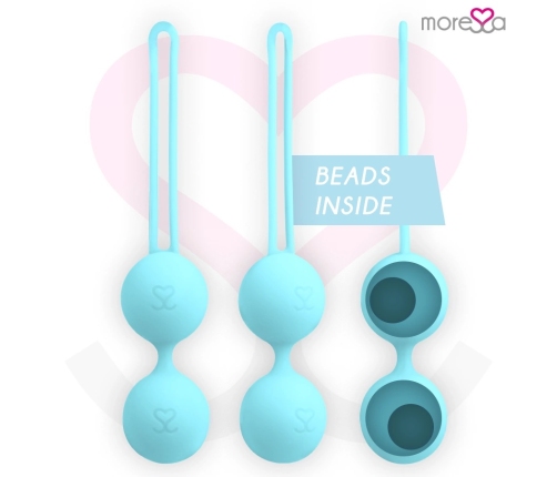 Moressa Osian Two Premium Silicone Pelvic Floor Trainer Turquoise 101g