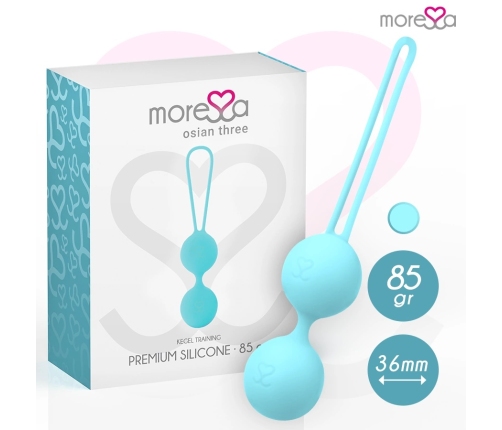 Moressa Osian Three Premium Turquoise - Silicone Pelvic Training Set 85g